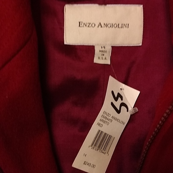 NWT Enzo Angiolini Coat Jacket - Picture 2 of 5